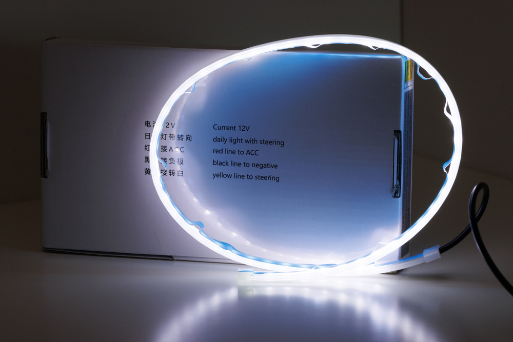 Гибкая LED лента DRL для фар 60см Динамическая