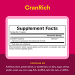 Natural Factors, CranRich, суперсила, концентрат клюквы, 500 мг, 180 капсул