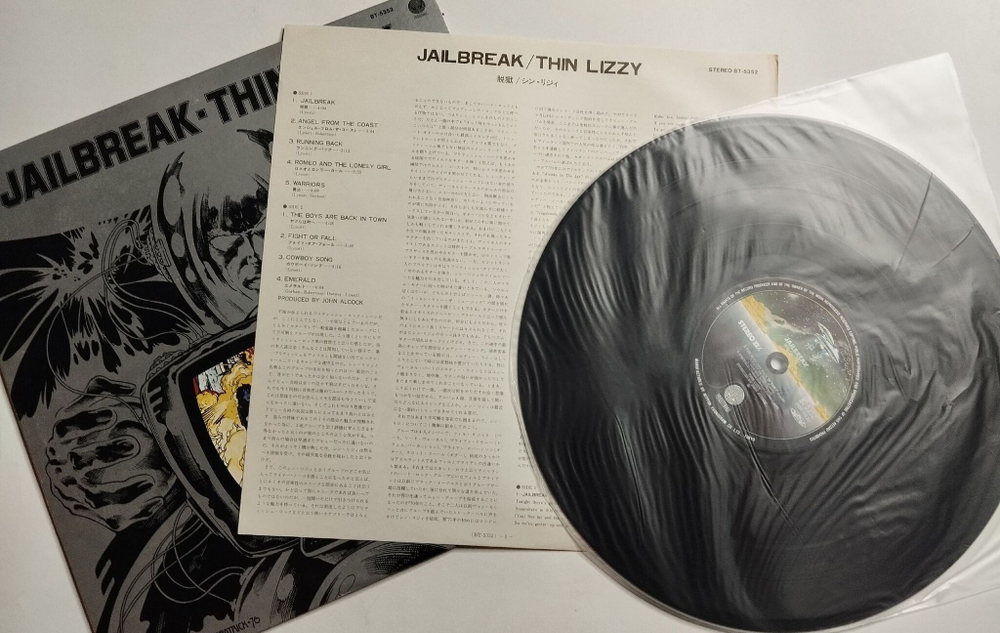 Винтажная виниловая пластинка LP Thin Lizzy Jailbreak (Japan 1979) (No Obi)