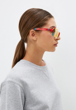Спортивные очки с диоптриями HILX Savage 2.0 / Shiny Red Blue / Photochromic Red Mirror Lens