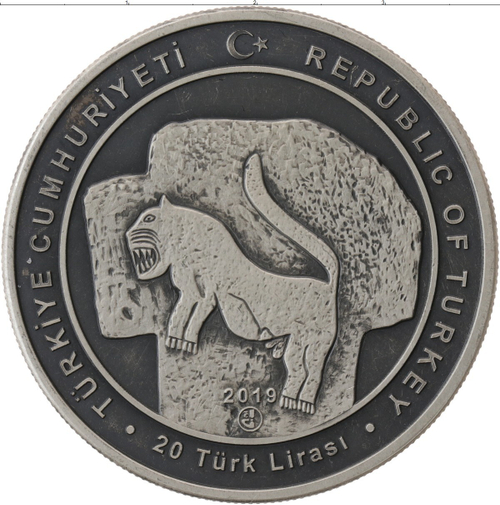 20 лир. Гёбекли-Тепе Археологический памятник. Турция. 2019 год