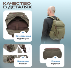 Рюкзак Вектор - Зеленый