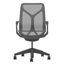 Кресло Herman Miller Cosm, средняя спинка, цвет Graphite, нерегулируемые подлокотники