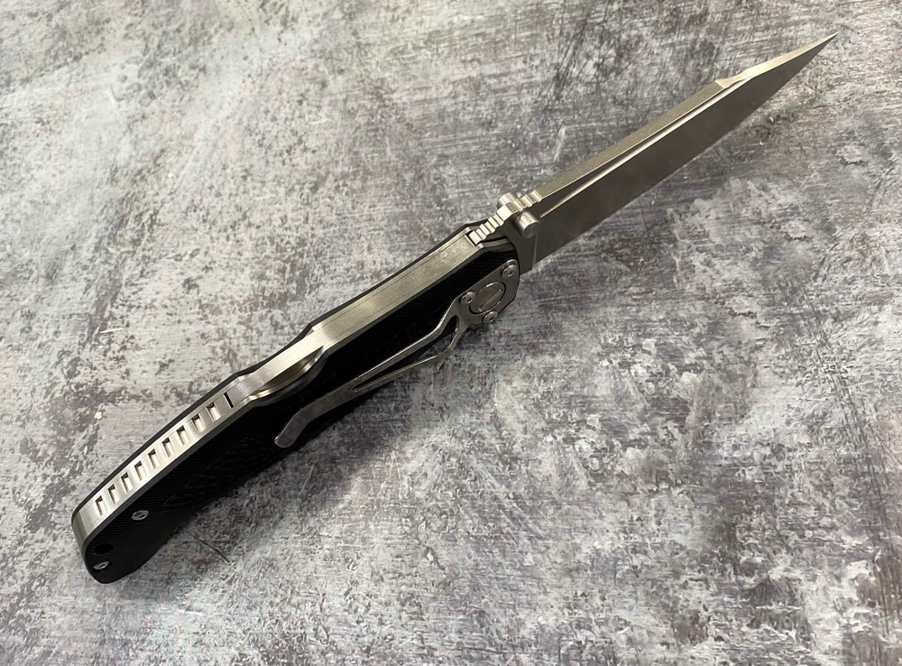 Складной нож Брат-2 сталь D2, рукоять Black G10, A5-2