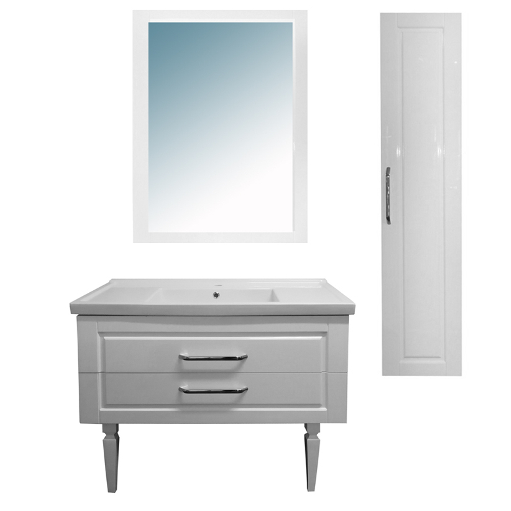 Зеркало Azario Elegant 75 см CS00060522 белый