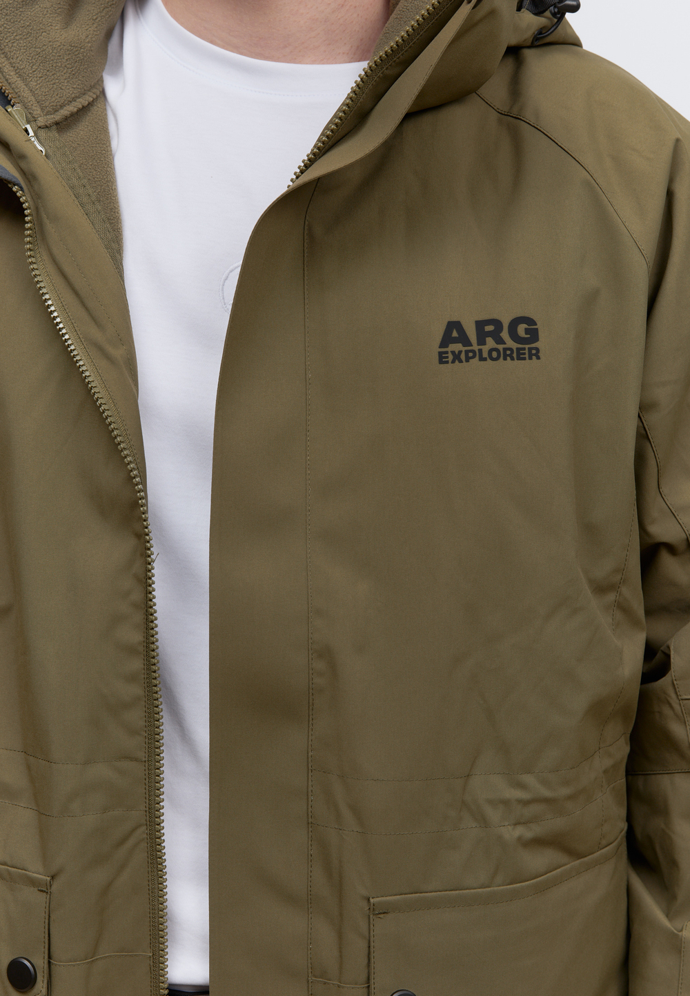 Куртка на флисе ARGYMAQ EXPLORER OLIVE