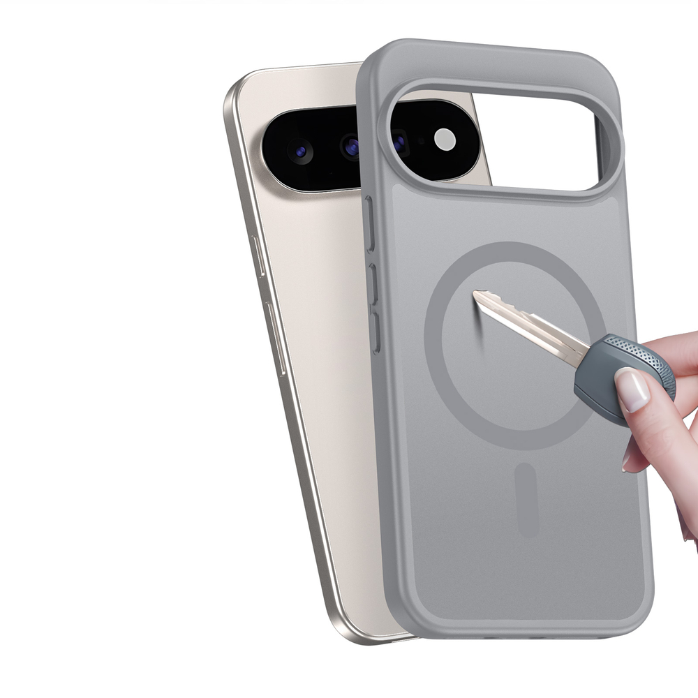 Матовый чехол серого цвета с MagSafe для Google Pixel 11, 11 Pro, 10, 10 Pro, 9 и 9 Pro, серия Yind Series от Dux Ducis