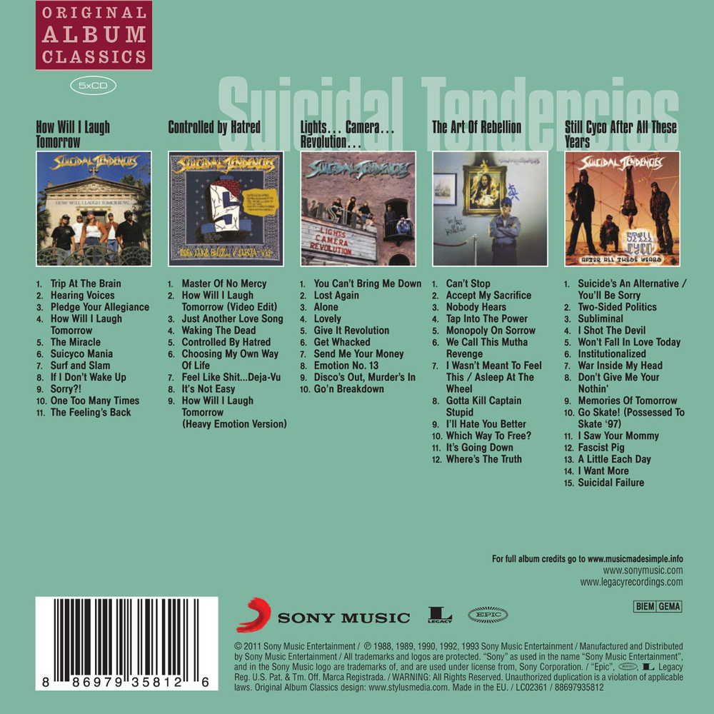 Suicidal Tendencies / Original Album Classics (5CD)
