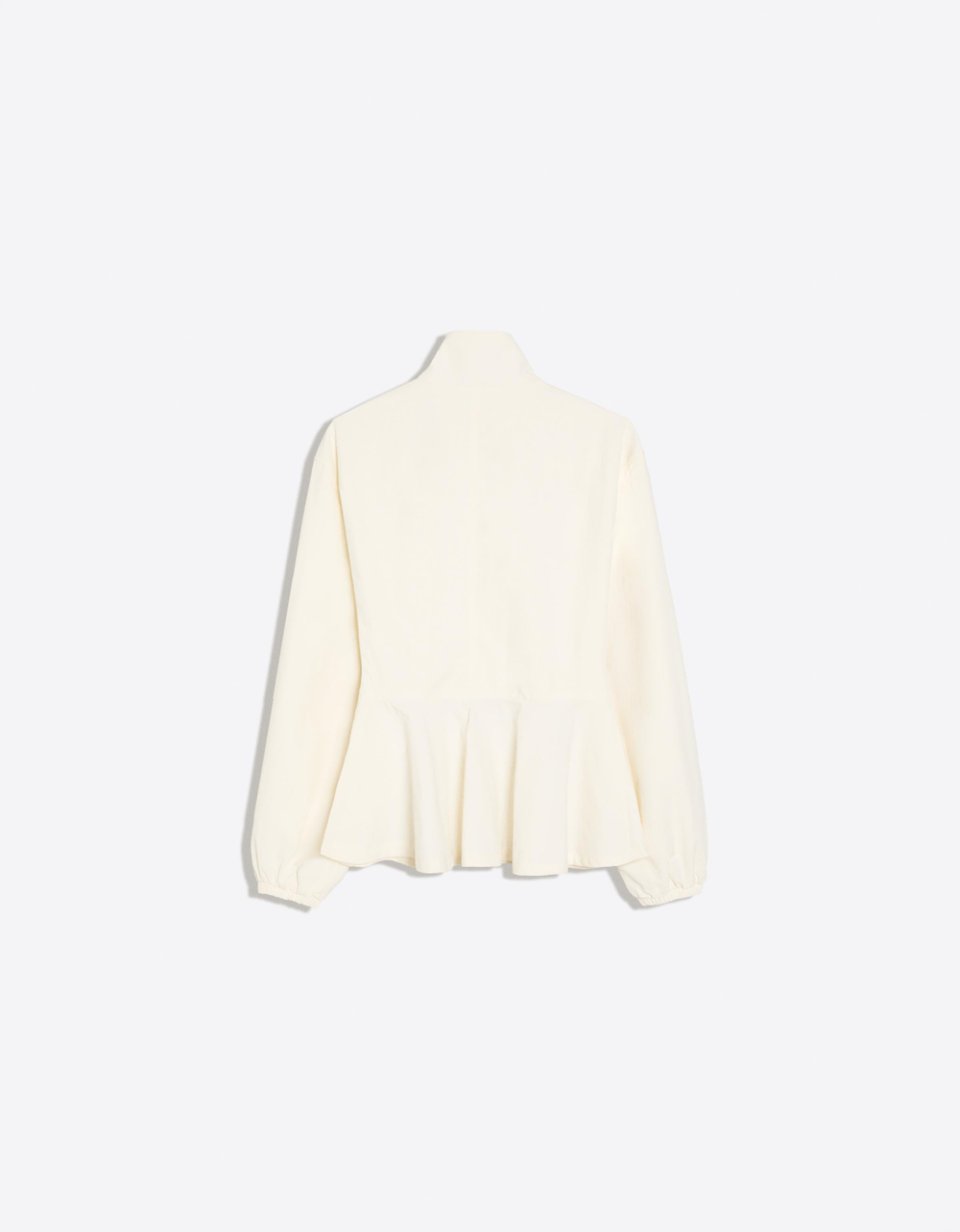 Женская куртка на молнии с баской - BERSHKA