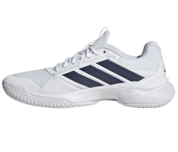 Мужские кроссовки теннисные Adidas GameCourt 3 M - cloud white/dark blue/core black