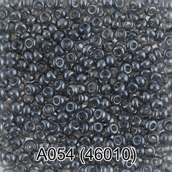 Бисер Gamma 10/0 (2.3 мм), 50 г (10х5 г), A054 серый, 46010, круглый 1