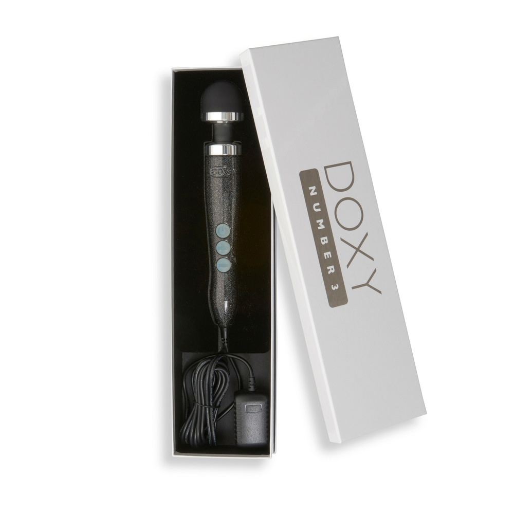 Doxy - Number 3 Wand Massager Чёрный (мини)