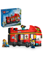 Конструктор Лего Сити Красный двухэтажный экскурсионный автобус 60407 LEGO City Red Sightseeing Bus 384 детали 7+
