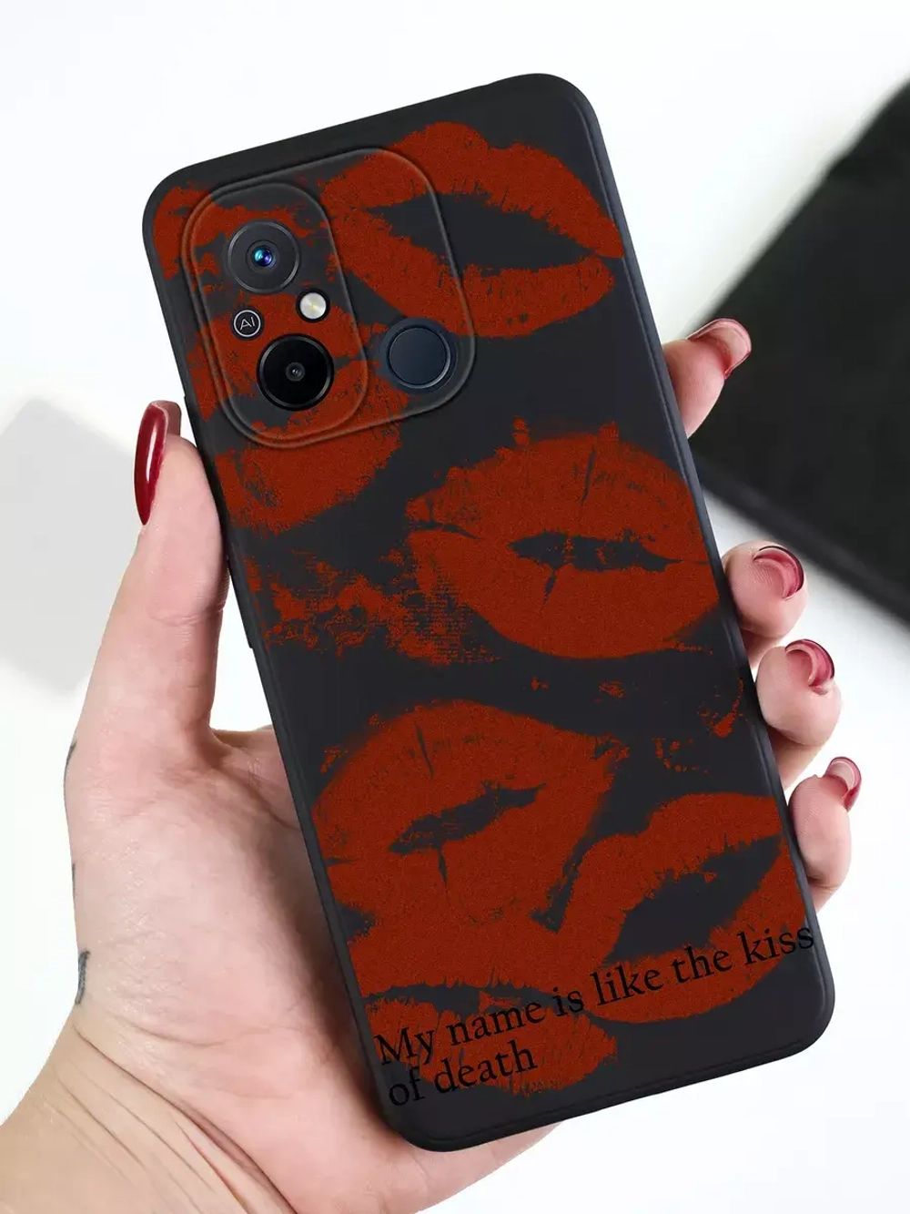 Чехол для Xiaomi Redmi 12C и Poco C55 с принтом