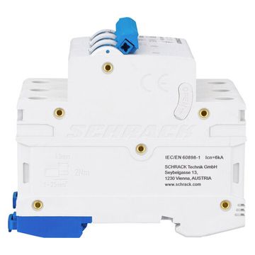 Автоматический выключатель Schrack Technik 3P C 25A 6kA Amparo AM617325--