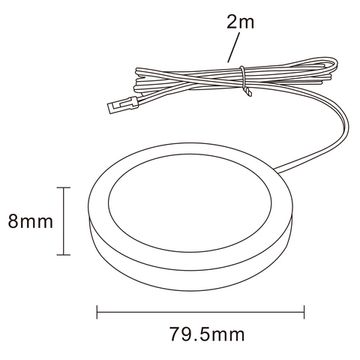 Светильник накладной мебельный 5W 4000K 036540 белый Mobiled Lightstar