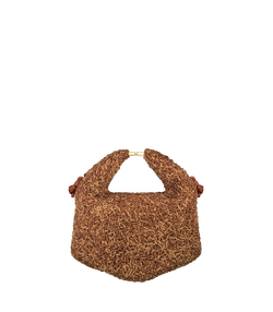 POLENE СУМКА BERI RIZOM COGNAC, КОНЬЯЧНЫЙ
