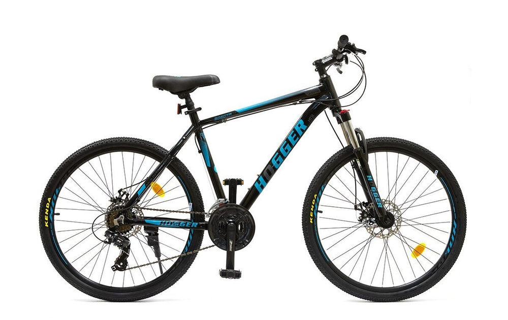Велосипед 26" HOGGER BOGOTA MD, 19", алюм, 21 ск, MLO, черно-синий металлик, 2025