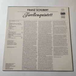 Винтажная виниловая пластинка LP Franz Schubert Франц Шуберт Gewandhausquartett Leipzig, Peter Rosel Forellenquintett (ГДР 1989)