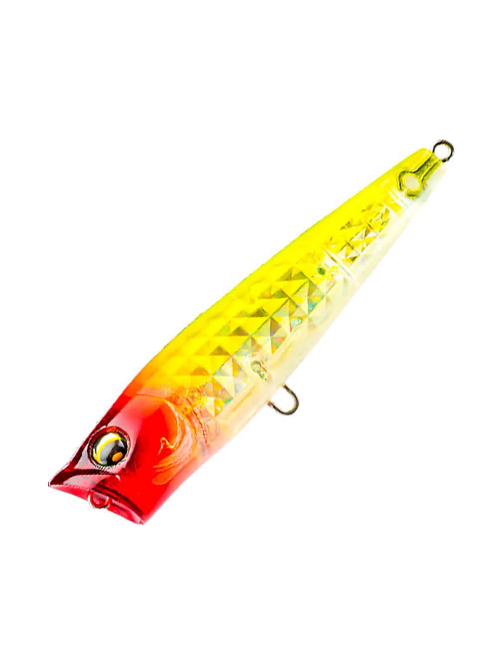 Воблер для рыбалки Duel L-Bass Popper 65F F1212-GSAY, 65 мм, 6 г, медленно всплывающий, поппер