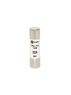 Вставка плавкая цилиндрическая ПВЦ 10х38 32А EKF pvc-10x38-32