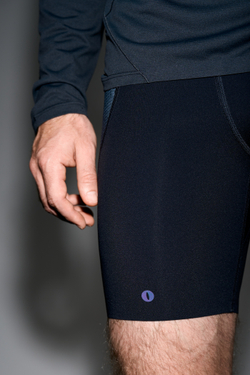 Тайтсы Blue Monte Compression Tights "Dark-Blue Mountains"