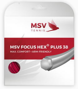 Струны теннисные MSV Focus Hex Plus 38 (12 m) - red