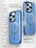 Чехол накладка iPhone 15 Pro 6.1" Gurdini Rome Series with Magsafe Blue