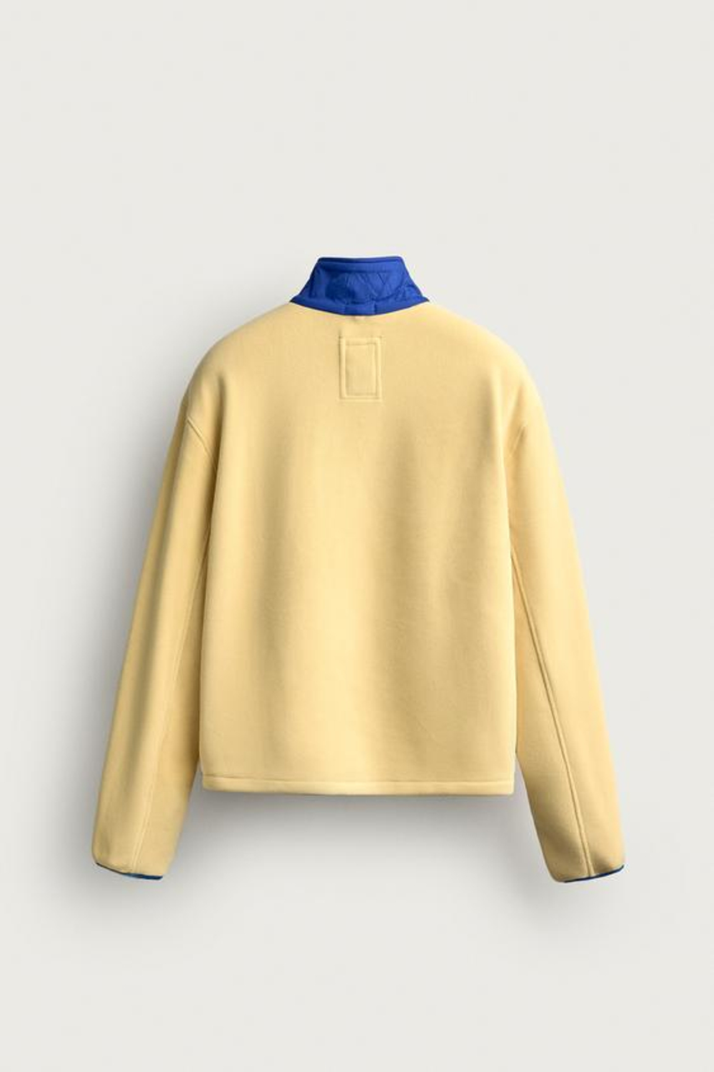 ZARA - FRUIT OF THE LOOM™ ФЛИСОВАЯ ТОЛСТОВКА С НАШИВКАМИ, ЖЕЛТЫЙ