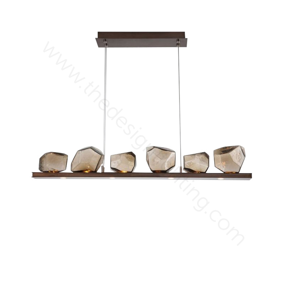 Pendant design lamp Gem Bezel By Levi Wilson from Hammerton Studio