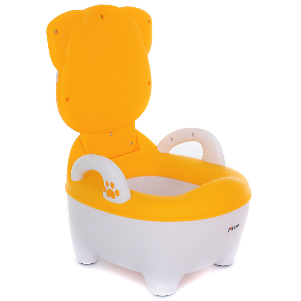 PITUSO Детский горшок Котик в очках Yellow/Желтый 32*27*39 см