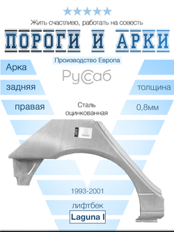 Арка правая Renault Laguna I 1993-2001 лифтбек (Potrykus)
