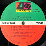 King Crimson ‎– In The Wake Of Poseidon (Япония 1976г.)