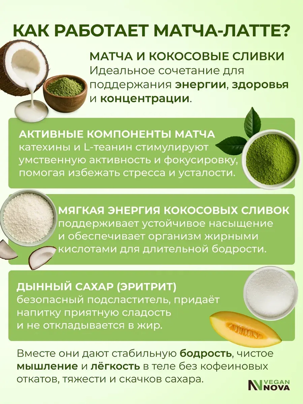 Матча латте клубника-банан (100гр)