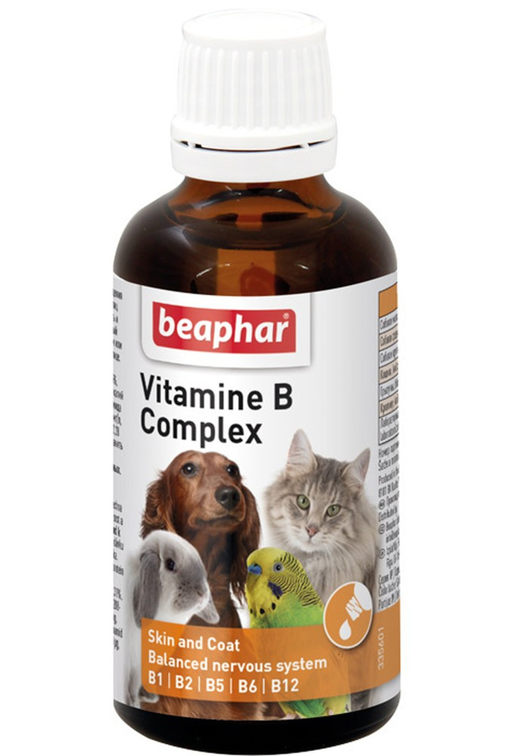 Beaphar Vitamine B Complex витаминная добавка суспензия для животных 50 мл