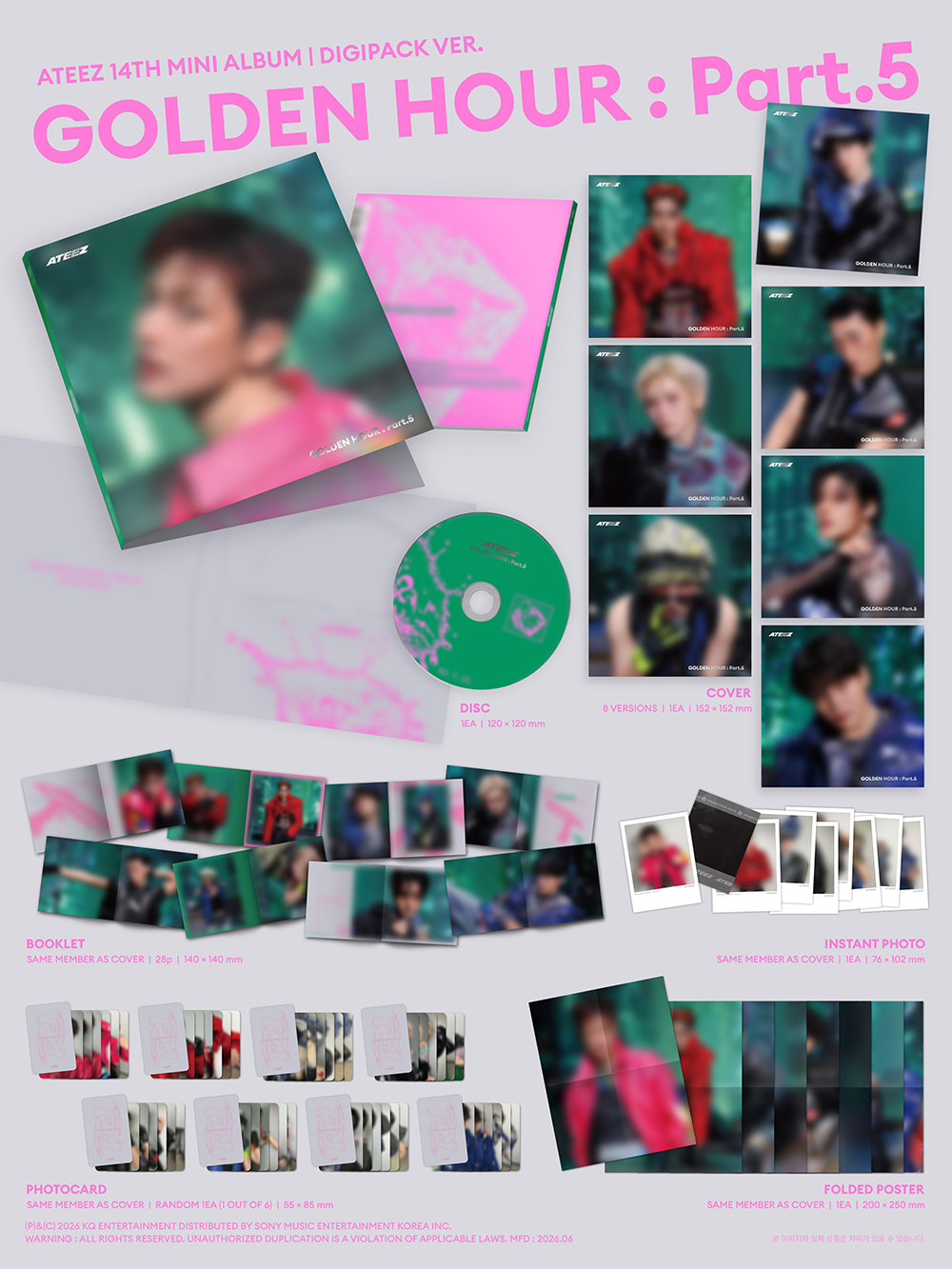 [Альбом] ATEEZ - GOLDEN HOUR : Part.5 (DIGIPACK VER.)