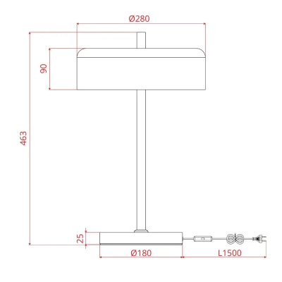 Декоративная настольная лампа Arte Lamp SKAT A7052LT-2BK, 2хE27