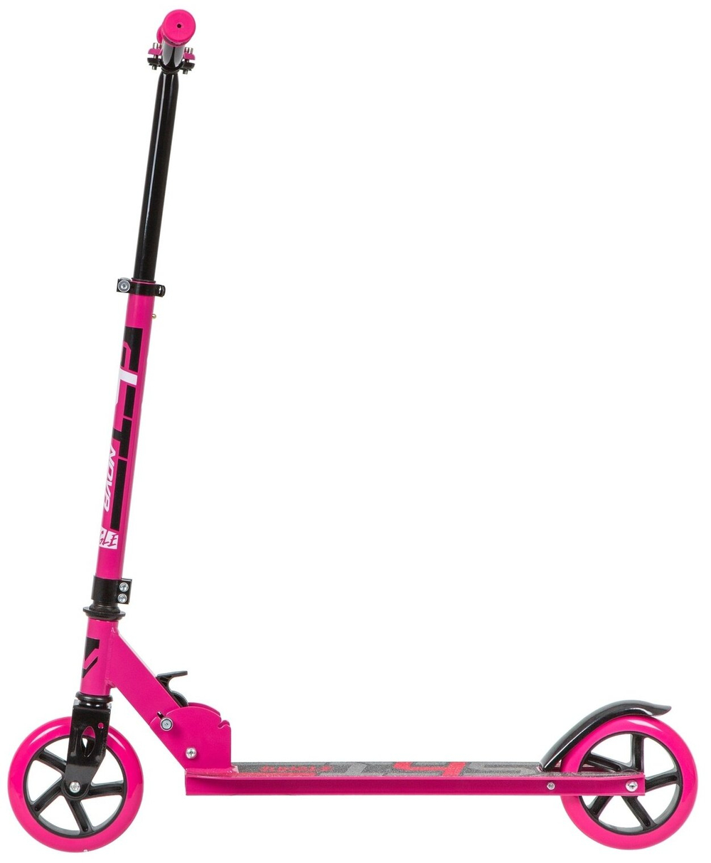 Детский городской самокат Novatrack Jungle 145 Alloy (2020), розовый