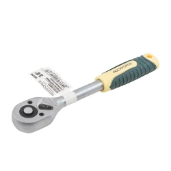 Трещотка реверсивная с резиновой ручкой 3/8'' RockForce##Rock FORCE RF-80232W