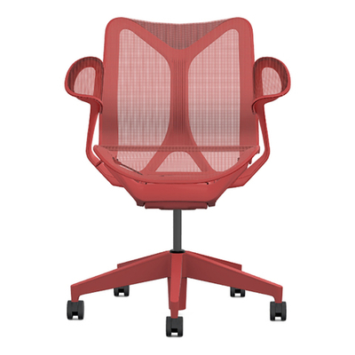 Кресло Herman Miller Cosm, низкая спинка, цвет Canyon, подлокотники «лепестки» (Leaf)