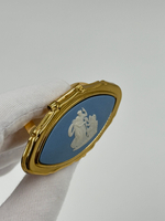 Футляр для помады голубой Wedgwood by Stratton