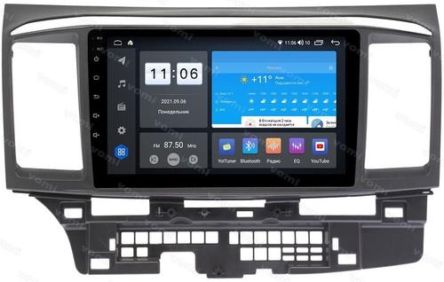 Магнитола для Mitsubishi Lancer X 2007-2016 - AK608R9-MTK-LTE Android 10, SIM-слот
