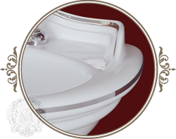 Пьедестал для раковины Migliore Milady ML.MLD-25.717.D2.PL тонкий, декор хром