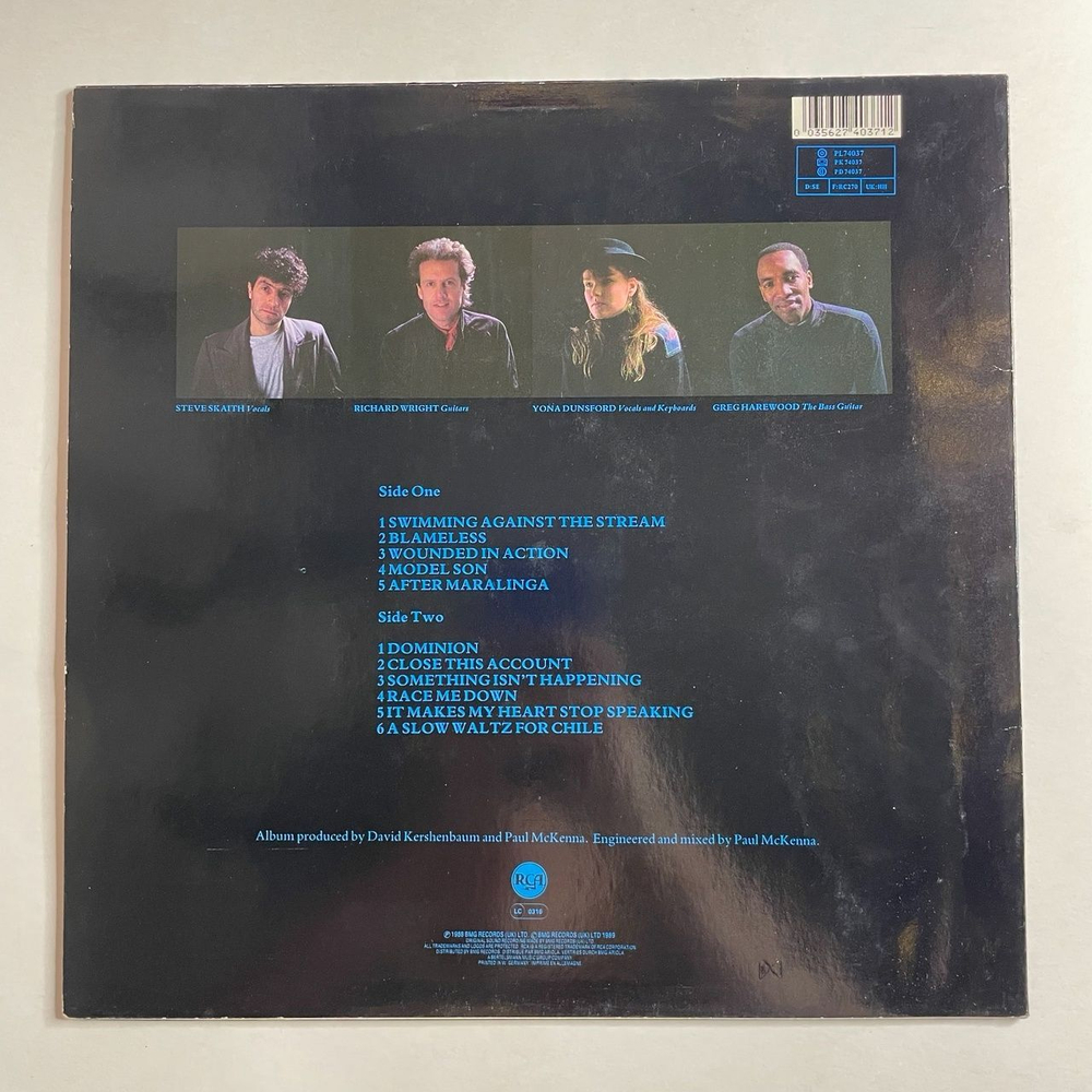 Винтажная виниловая пластинка LP Latin Quarter Swimming Against The Stream (Germany 1989)