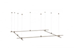 Donolux Magnet Modular System «CODE 1.2»,  L2000хL2000хH95-3000 мм (высота регулируется),  DC24V,  подв
