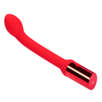 Красный вибростимулятор G-точки Enamorment G-spot Vibe - 22,5 см. (Цвет: красный)