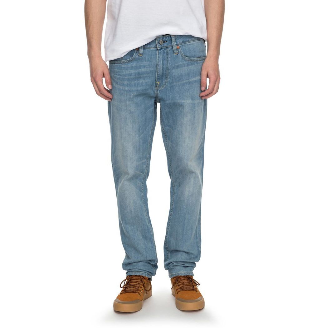 Джинсы муж DC WORKER SLIM JEA M PANT BFGW LIGHT INDIGO BLEACH