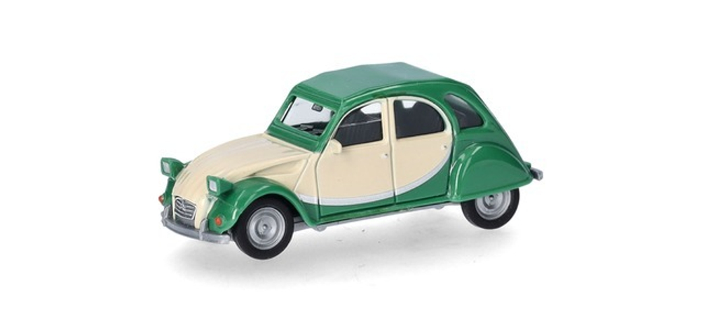 Автомобиль Citroen 2CV Charleston, зеленый/бежевый