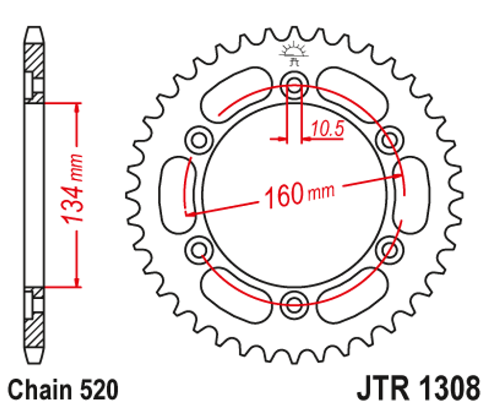 Звезда JTA1308.47BLK