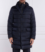 Пуховое пальто P-Hyde-Pad-Hood-233F BOSS BLACK - темно-синий(50496174)